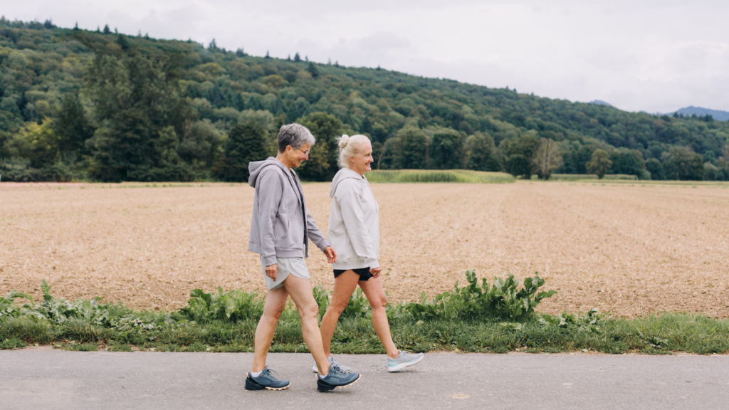 friends walking