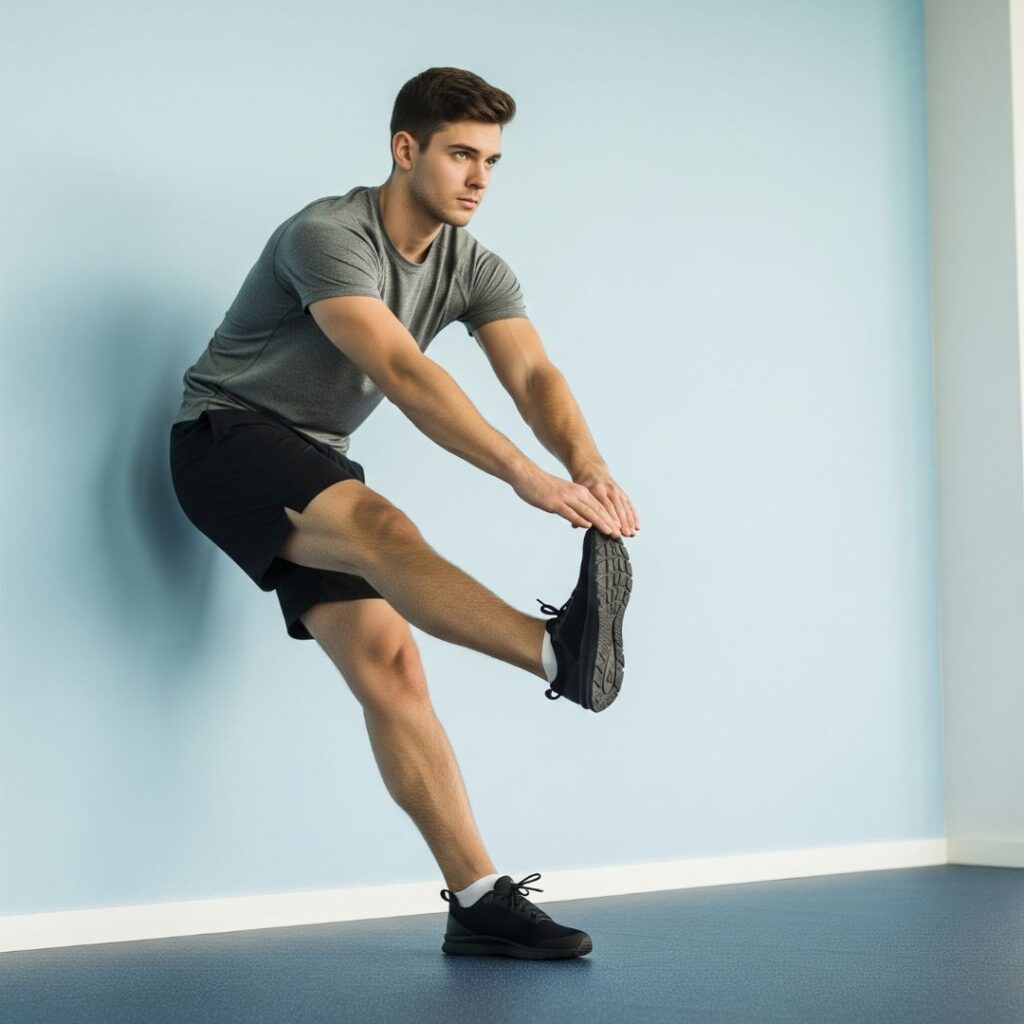 AOI-Lifestyle Changes to Prevent Knee Injuries 3 A person performing a gentle leg stretch