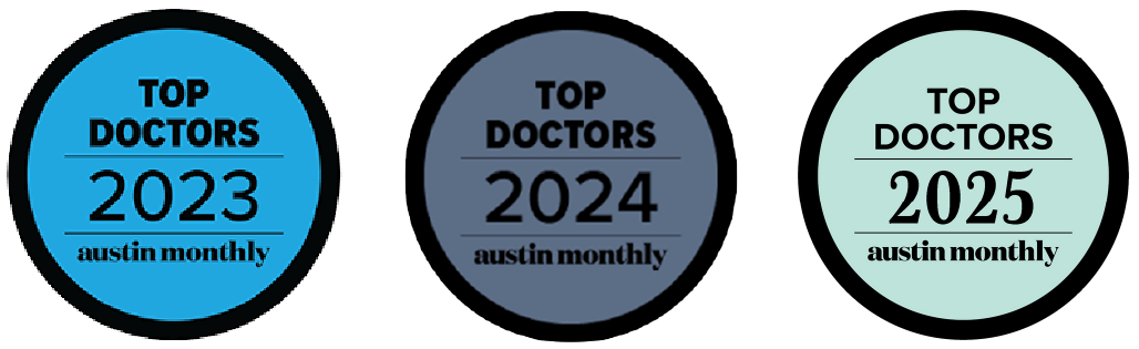 AOI-Home 1 AOI-Austin Monthly Top Doctor Badges
