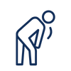 bending over icon